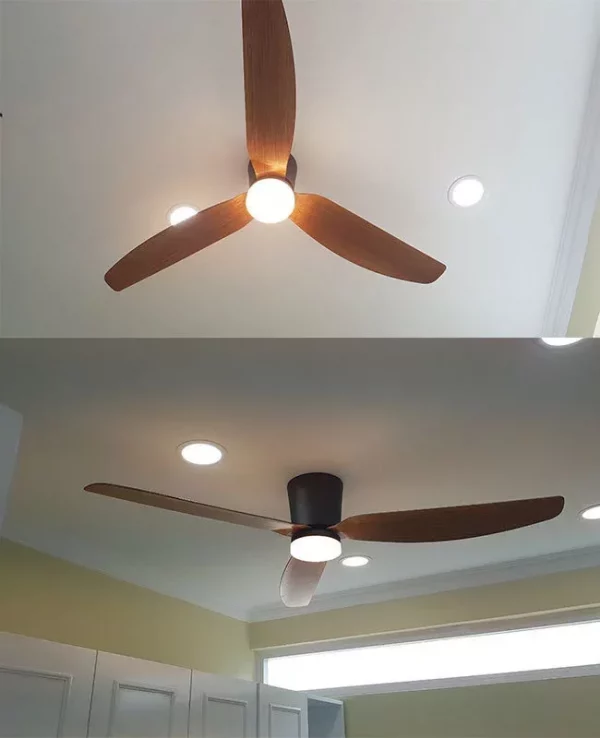 3 ABS blades for low ceiling apartment - SKY LED
