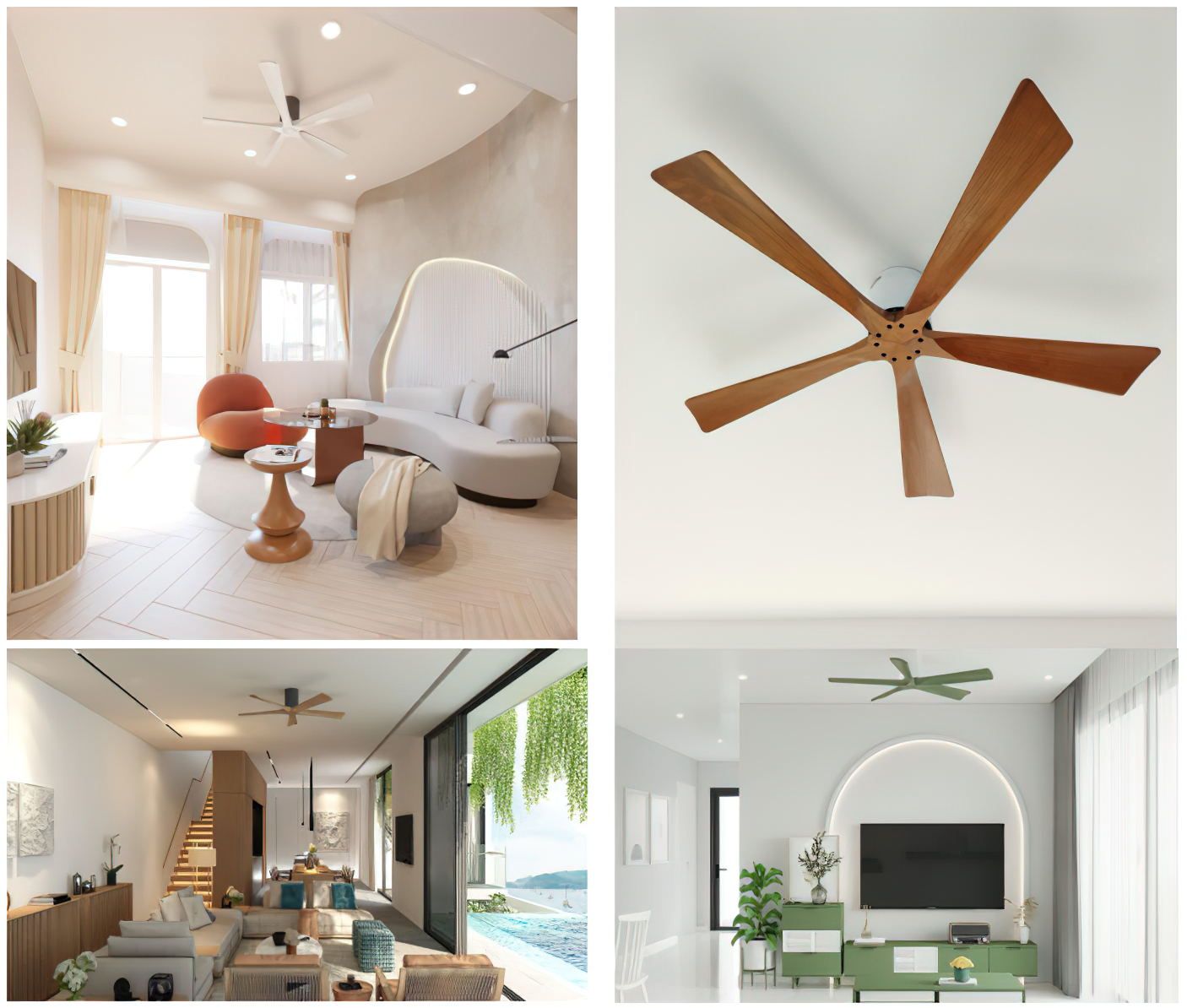 Bladeless Ceiling Fan With Light Singapore Shelly Lighting