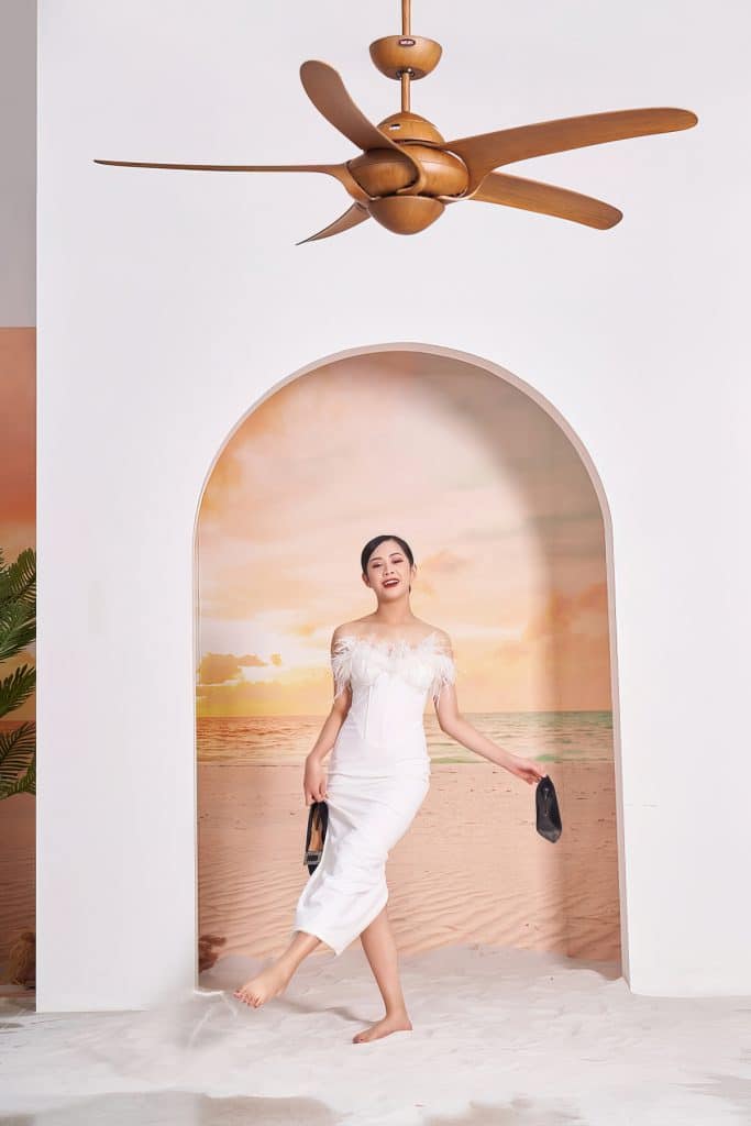 Top 8 ceiling fan models with 4 Super Features:" Luxury, Beautiful, Cool, and Quiet" for the living room