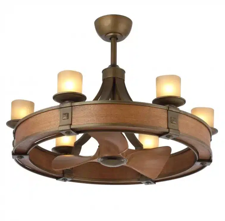 New Design Candle Ceiling Fan Chandelier - Candela (10)