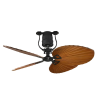 PALM Ceiling Fan 4 Natural Wood Blades with Reserve Function